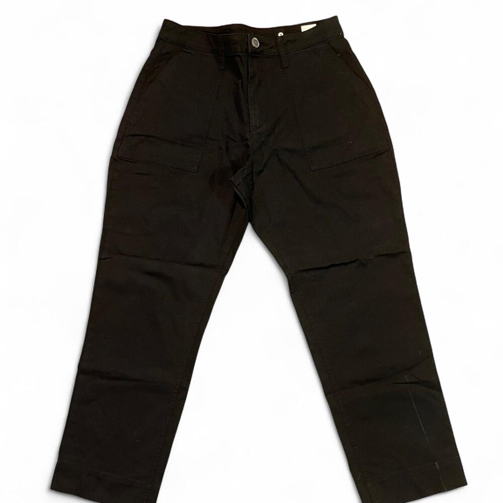 Old Navy Black Utility Pants Women’s Size 6 Stretch Twill Workwear